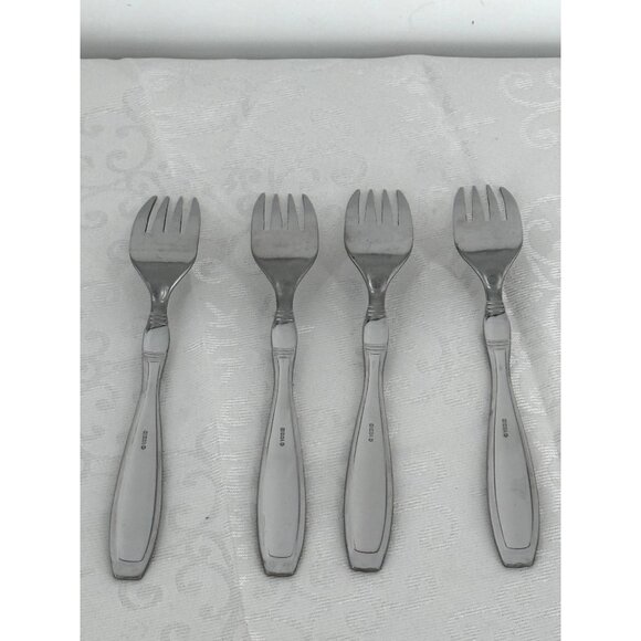 Oneida VISTA Stainless Steel Flatware Salad Fork Set Of 4‎ - Picture 5 of 6